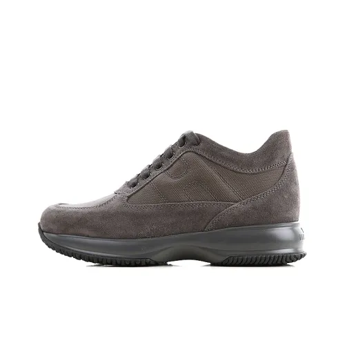 HOGAN Interactive³ Breathable Low-Top Running Shoes Womens Black