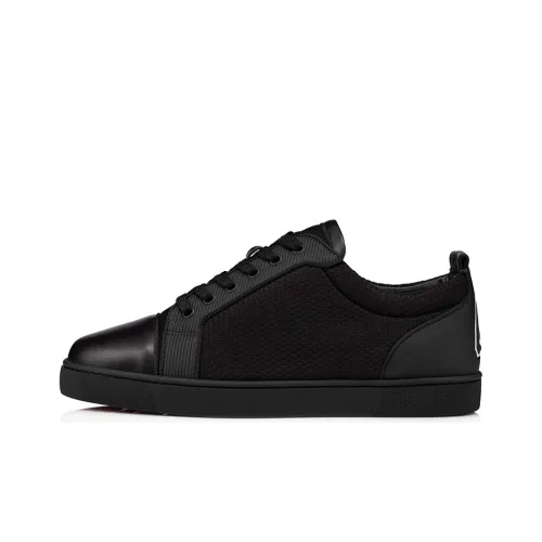 Christian Louboutin Skateboard Shoes Men Low Top Black