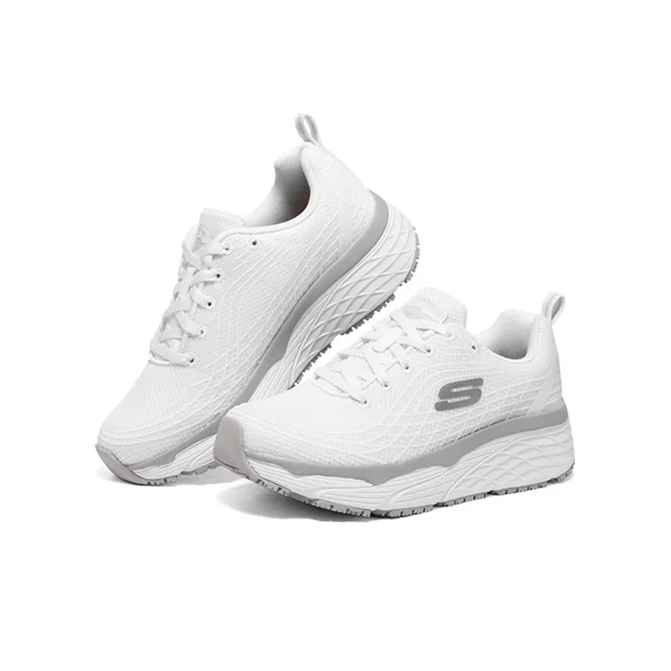 Skechers Max Cushioning Casual Shoes Women's Low Top White-2