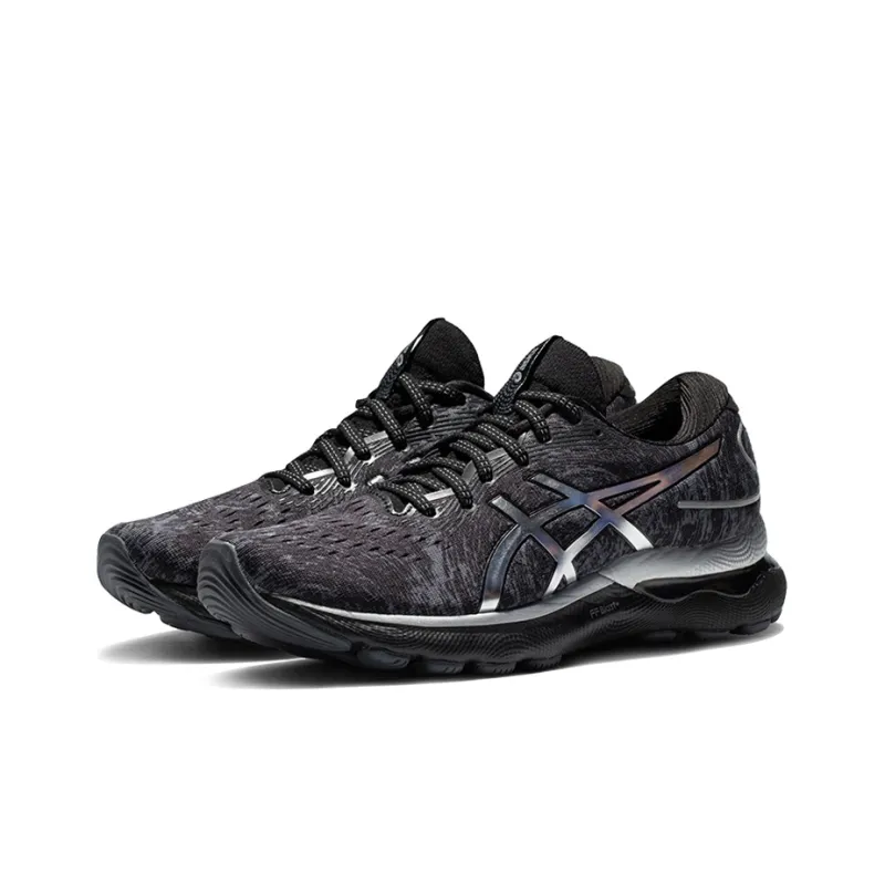 Asics Gel Nimbus 24 Platinum Black Women's-1