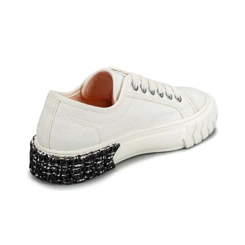 Both Canvas Shoes Unisex Low Top Black/White-3