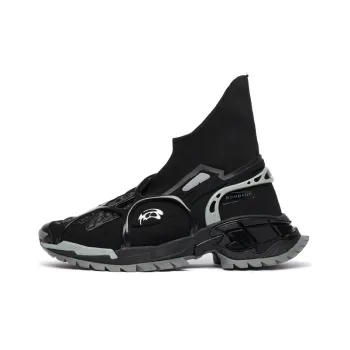 ROMBAUT Casual Shoes Unisex High-Top Black