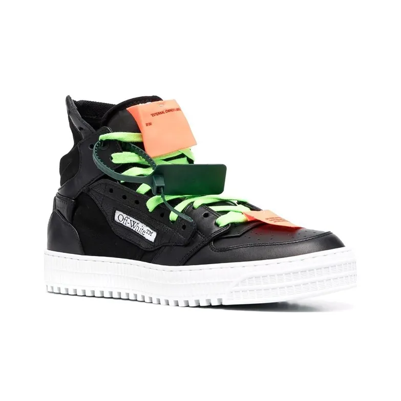 OFF-WHITE Off Court 3.0 Black Neon Green Orange-1