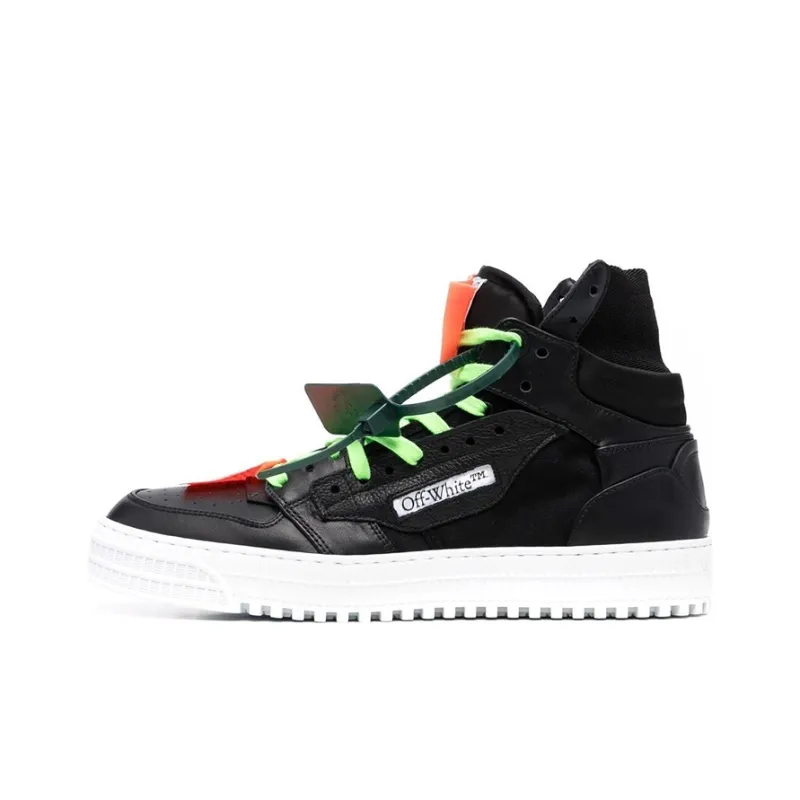 OFF-WHITE Off Court 3.0 Black Neon Green Orange-0