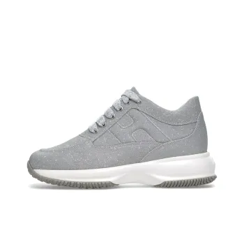 HOGAN Interactive Casual Shoes Women's Low-Top Silver