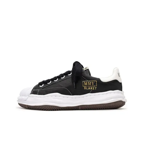 MIHARA YASUHIRO Blakey Low Top Stylish Skateboarding Shoes Unisex Black White