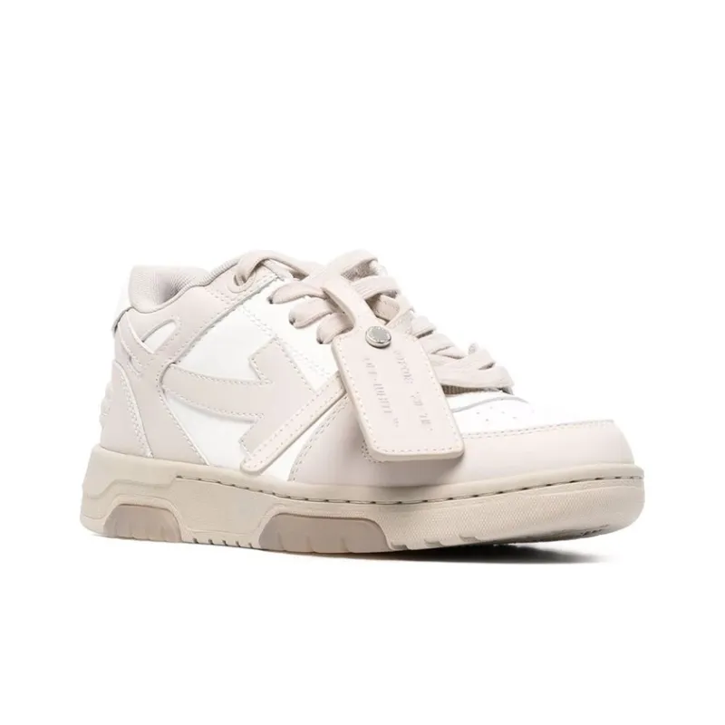 OFF WHITE Out Of Office Low Top Sneakers 'White Beige' Women's-2
