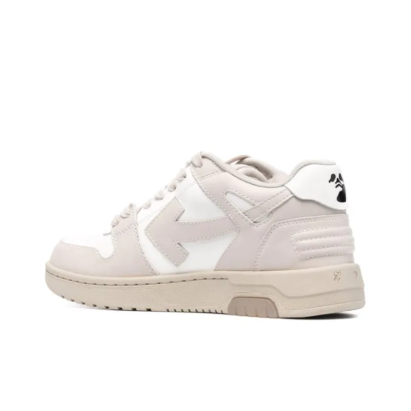 OFF WHITE Out Of Office Low Top Sneakers 'White Beige' Women's-3
