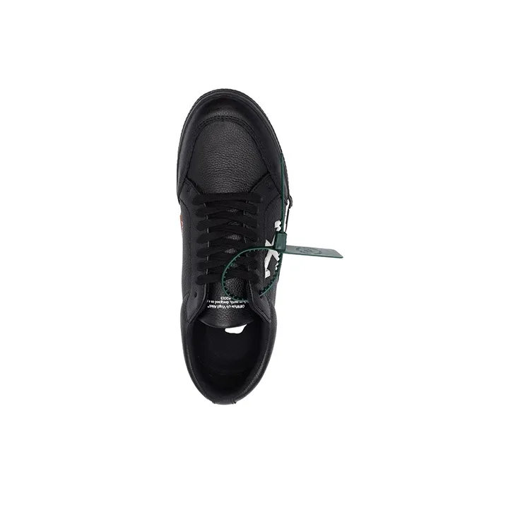 OFF WHITE Vulc Low Leather Black White SS22-4