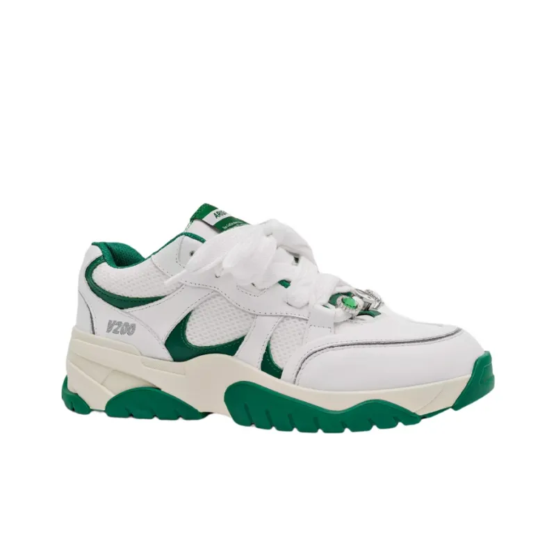 Axel Arigato Catfish Durable Breathable Low Top Casual Shoes Men's White Green-1