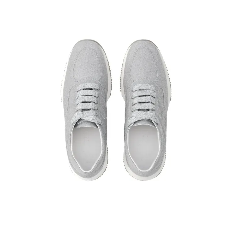 HOGAN Interactive Casual Shoes Women's Low-Top Silver-4