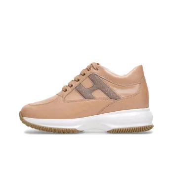 HOGAN Interactive Casual Shoes Women's Low-Top Pink