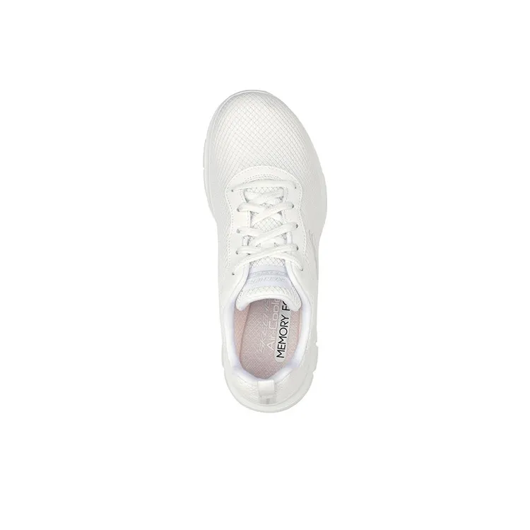 Skechers Flex Appeal 4.0 Cushioning Anti Slip Wear Resistant Breathability Low Top Casual Shoes Women's White-2
