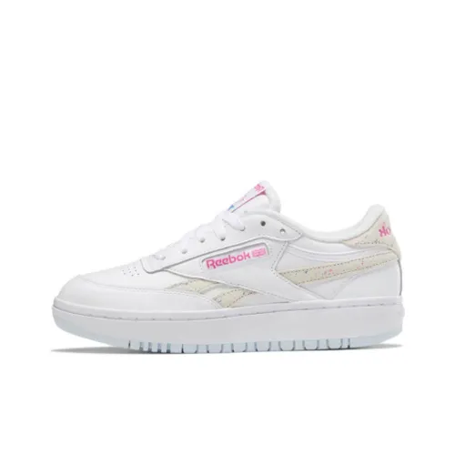 Reebok Club C Skateboard Shoes Women's Low-Top White/Pink