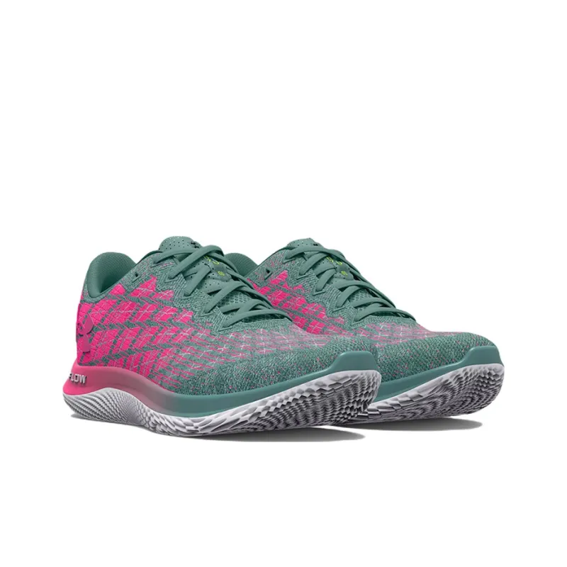 Under Armour Flow Velociti Wind 2 'Retro Teal Electro Pink'-2