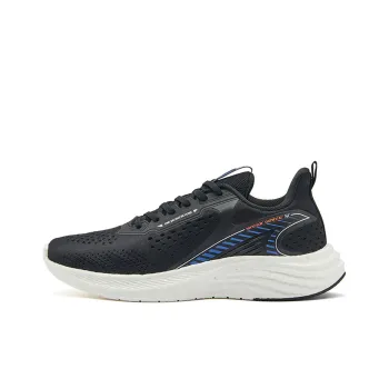 361° Popping Foam Low Top Running Shoes Men's Black Blue