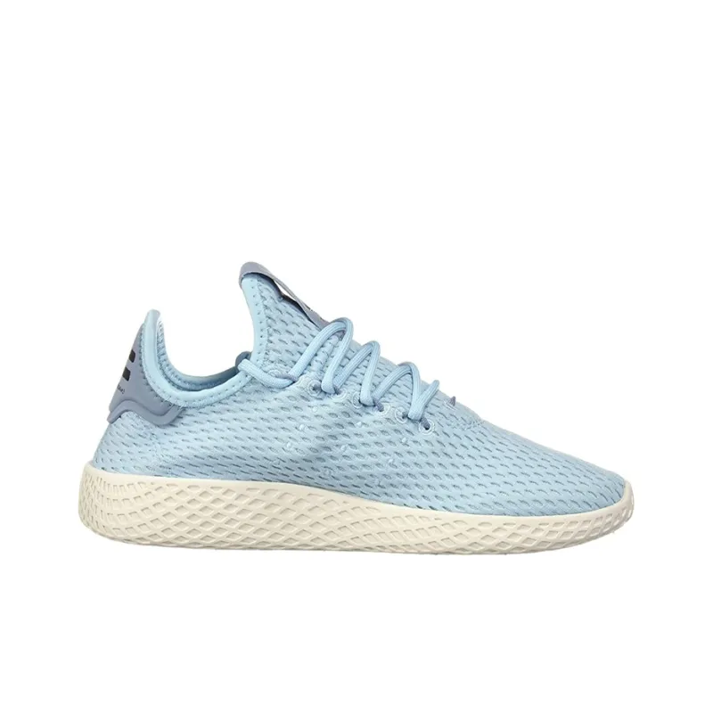 Adidas Tennis Hu X Pharrell Williams Ice Blue Youth-1