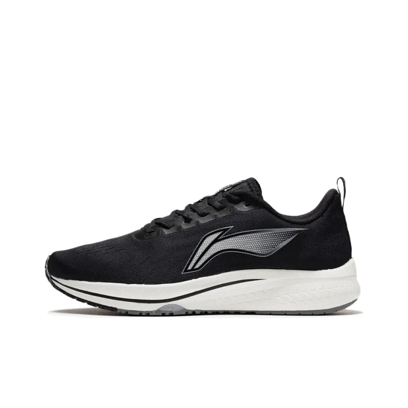 LiNing Red Hare 5 Durable Breathable Low Top Running Shoes Men's Black-0