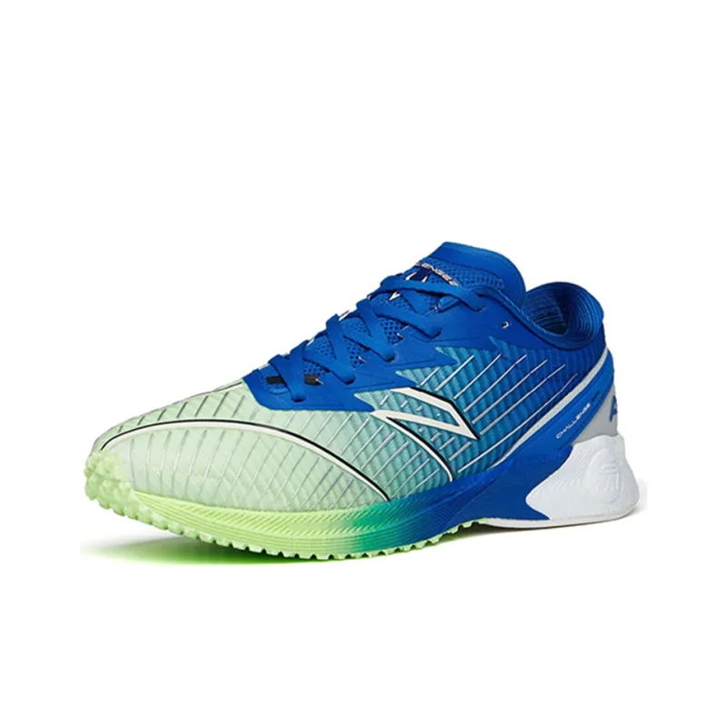 Anta Wear-Resistant Low-Top Running Shoes Men's Green Blue White-1