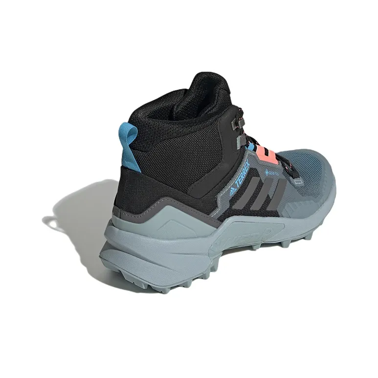 Adidas Terrex Swift Outdoor Shoes Women's Mid-Top Black/Blue-3