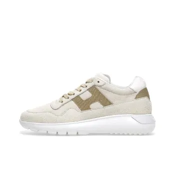 HOGAN Interactive³ Cushioning Anti Slip And Wear Resistant Low Top Casual Shoes Women's Ivory