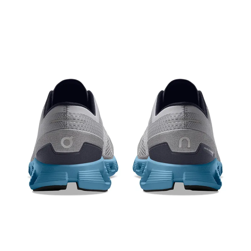 On Running Cloud X Alloy Grey Niagara Blue-4
