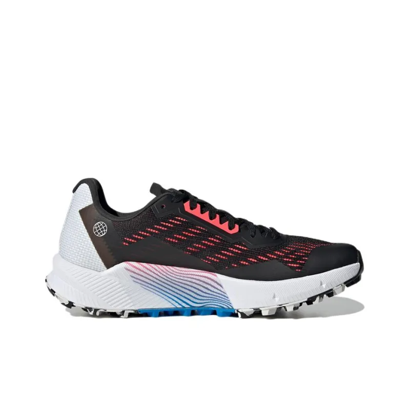 Adidas Terrex Agravic Flow 2 Black Turbo Blue Rush Women's-1