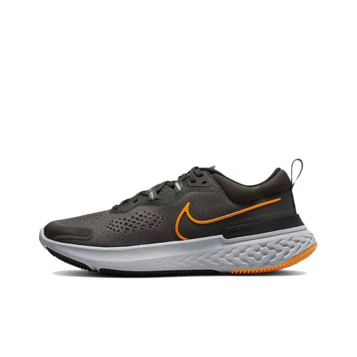 Nike React Miler 2 Running Shoes Men Low-Top Black/Orange