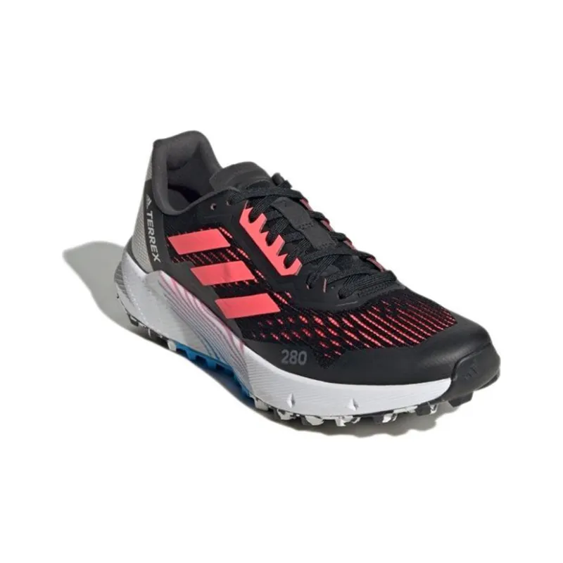 Adidas Terrex Agravic Flow 2 Black Turbo Blue Rush Women's-2