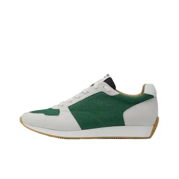 HERMES Escape Low Top Casual Shoes Men's Green White
