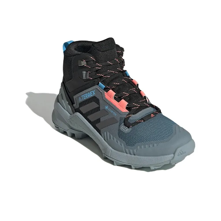Adidas Terrex Swift Outdoor Shoes Women's Mid-Top Black/Blue-2