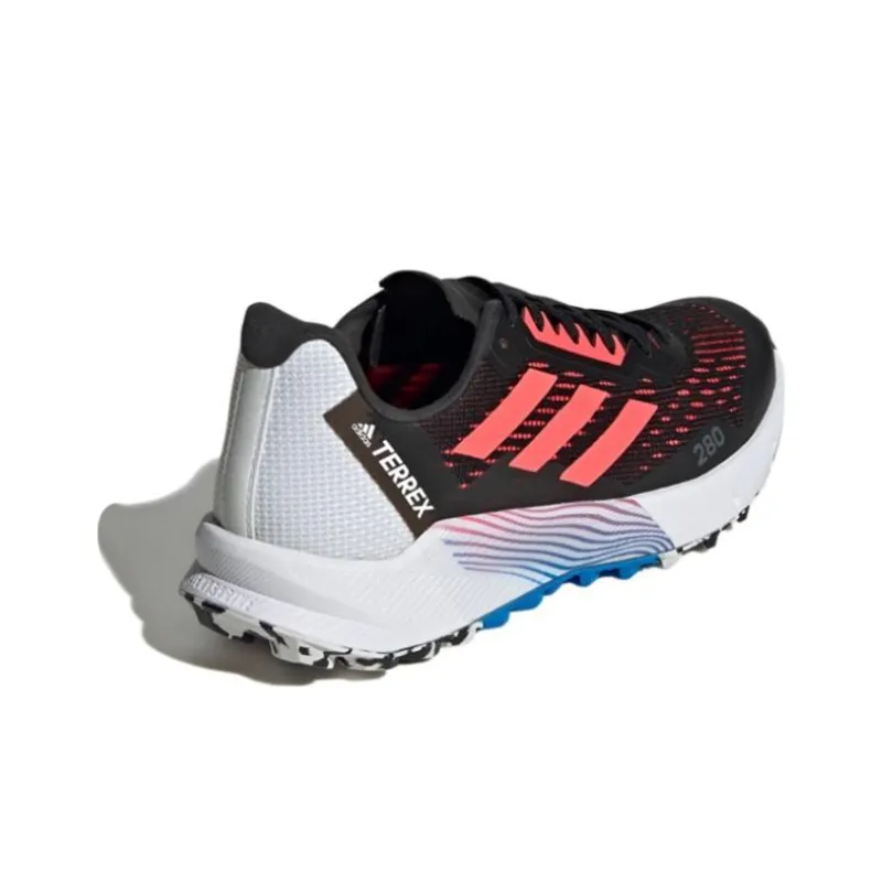 Adidas Terrex Agravic Flow 2 Black Turbo Blue Rush Women's-3
