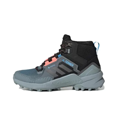 Adidas Terrex Swift Hiking / Trekking Shoes Women's Mid-Top Black/Blue