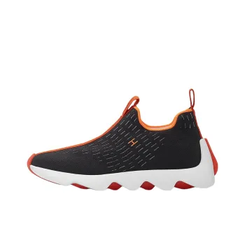 HERMES Eclair Cushioning, Slip Resistant, Abrasion Resistant, Breathable Low Top Casual Shoes Men's Black