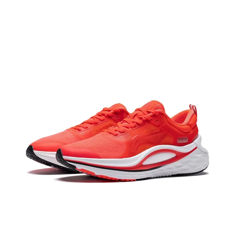 LiNing Furious Rider 6.0 Shock Absorbers Slip Resistant, Abrasion Resistant, Breathable Low Top Running Shoes Men's Red-2