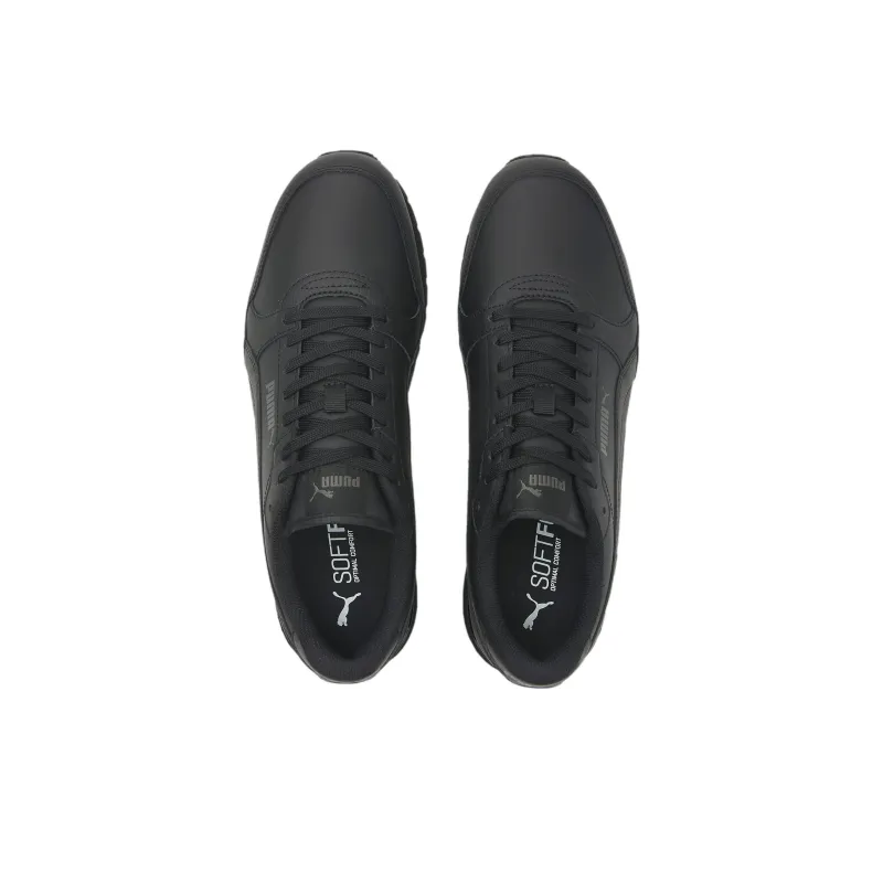 PUMA St Runner V3 Leather 'Triple Black'-2