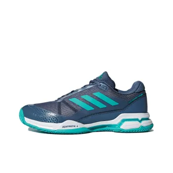 Adidas Barricade Club Wear-Resistant Low-Top Tennis Shoes Men's Blue Green