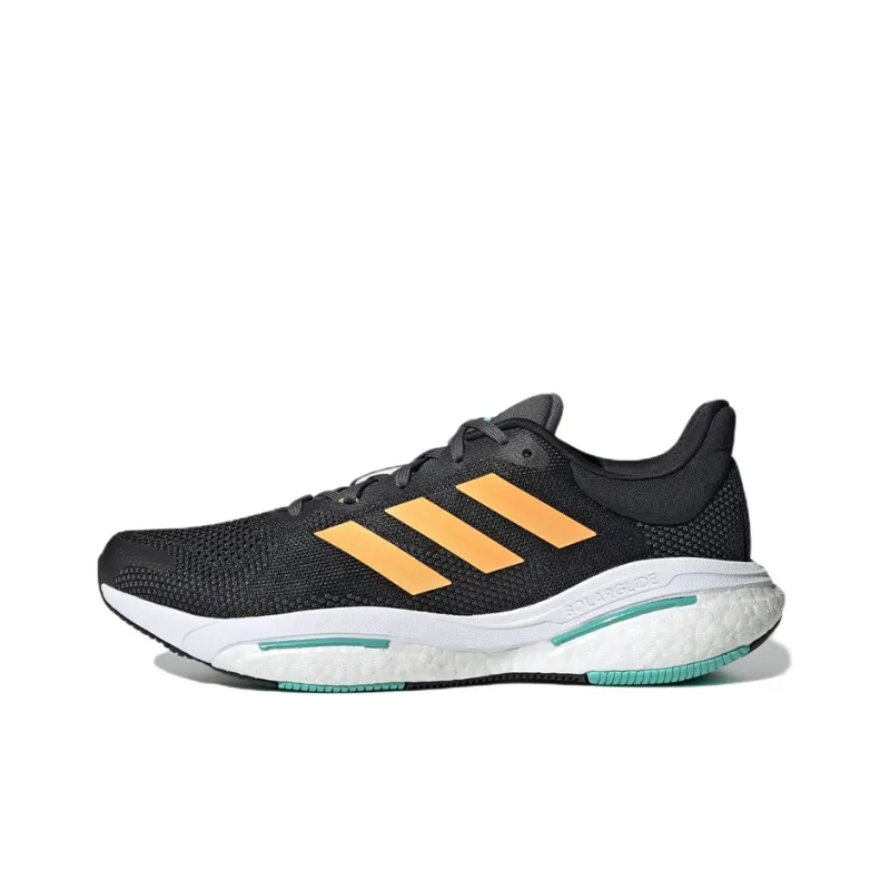 Adidas Solarglide 5 Black Flash Orange Mint Rush-0