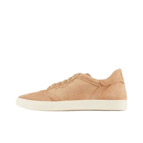 EMPORIO ARMANI Skateboard Shoes Women's Low-Top Brown