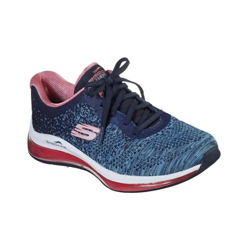 Skechers Element Casual Shoes Women's Low Top Marine Blue/Hot Pink-2