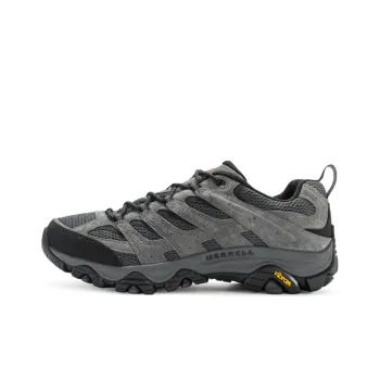 MERRELL MOAB 3 Anti Slip Wear Resistant Low Top Trekking Shoes Men's Black Gray Color