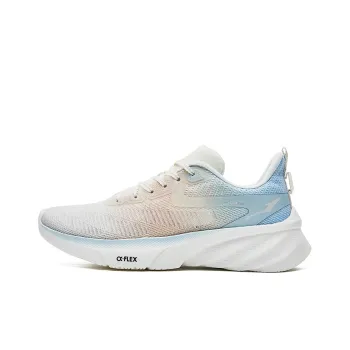 Erke Qi Tan Lite 2.0 Running Shoes Women's Low Top Ivory White/Neon Nude