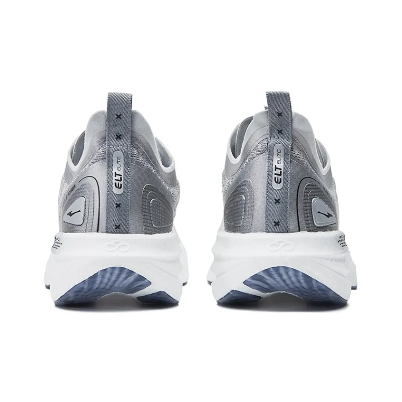 Erke Absolute Dust 1.0 Qi Cushioned Slip Resistant Low Top Running Shoes Men's Gray Black-4