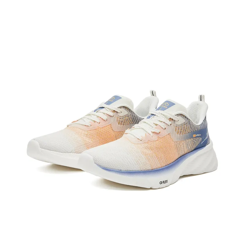 Erke Qi Tan Lite 2.0 Low-Top Running Shoes Men's White Blue-2