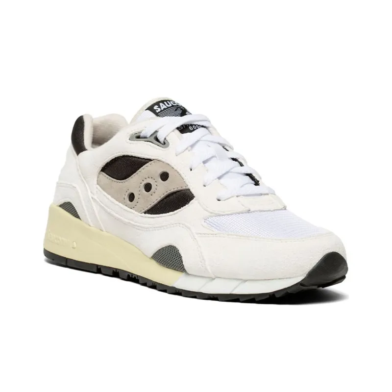 saucony Shadow 6000 White Black Grey-2