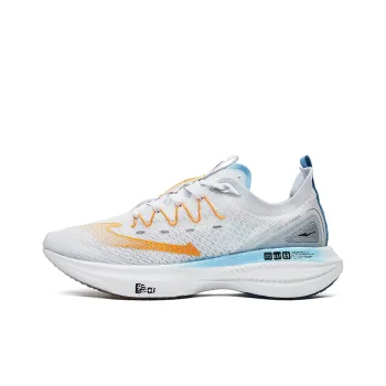 Erke Absolute Dust 1.0 Cushioning Anti Slip And Wear Resistant Low Top Running Shoes Men's White Blue