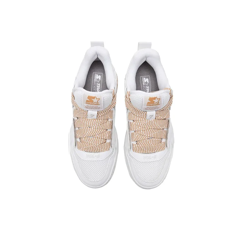 STARTER Vol Series Skateboard Shoes Men Low Top White/Camel-3