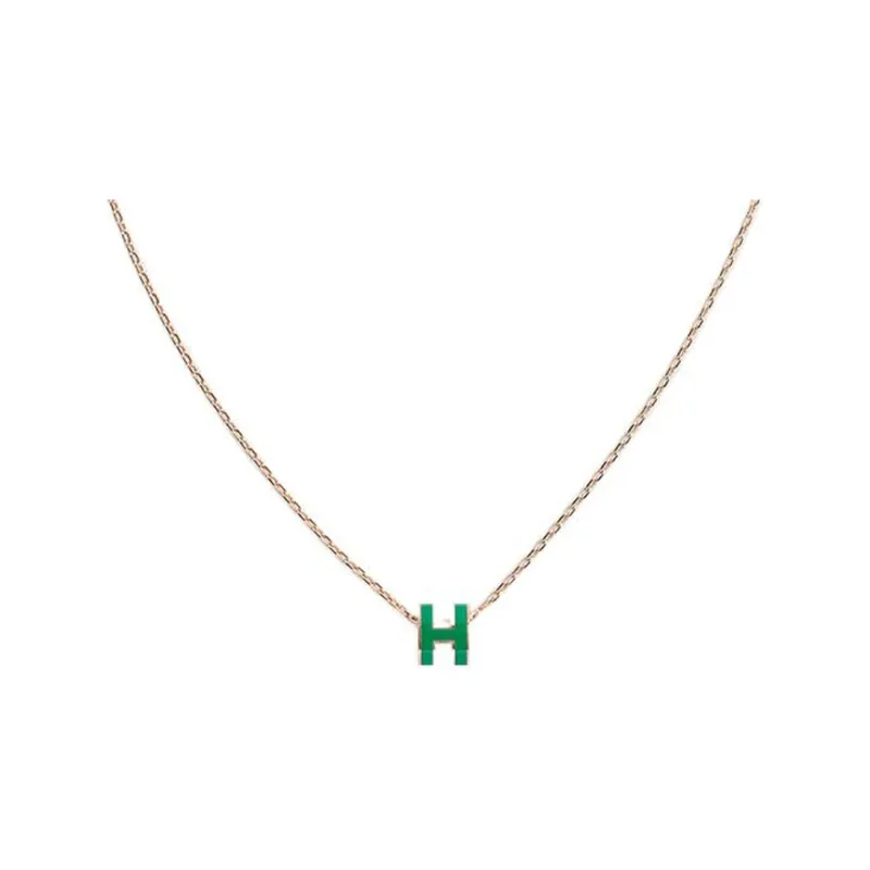 HERMES POP H Collection Metal Necklaces Women's-0