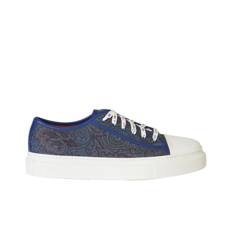 ETRO Stylish Skateboarding Shoes Men's Blue-1