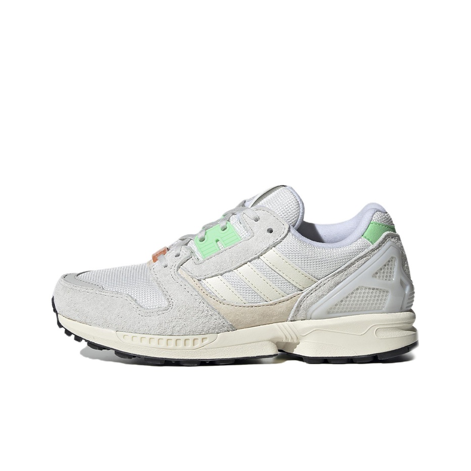 adidas originals ZX 8000 Lifestyle Shoes Women s Low top White light Gray green US W 5